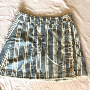 Striped BB Dakota mini skirt size 2